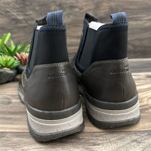 NIB Earth Elements 10.5M Skill Chukka Snow Winter Lug Sole Boots Suede Charcoal - Picture 7 of 11